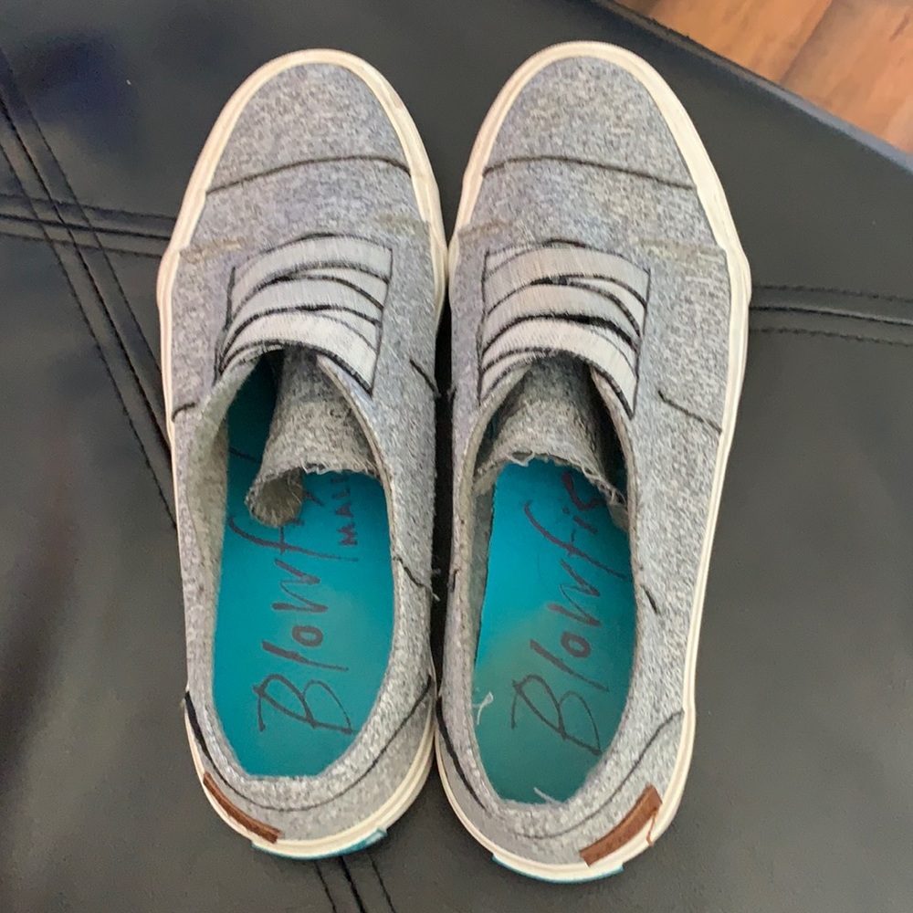 Blowfish Malibu Slip on Gray Tennis Shoes